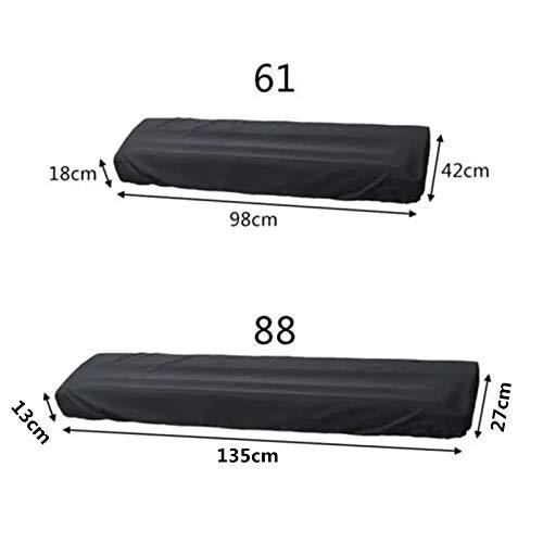 電子ピアノカバー キーボードカバー 鍵盤カバー キーボード保護 ピアノの防護 防塵 61/88鍵 ヤマハ カシオ 黒 88鍵 |  | 01