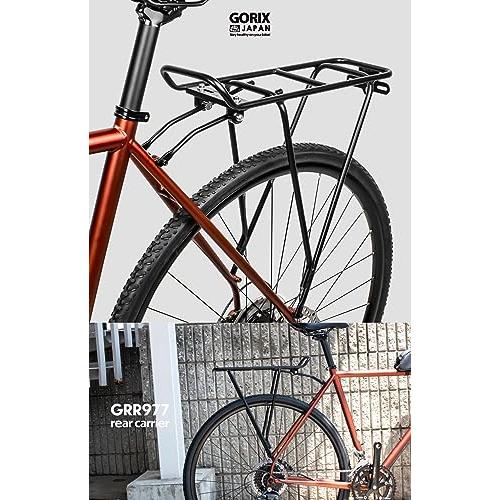GORIXゴリックス リアキャリア 自転車 後付け 荷台キャリア リアラック 軽量 耐久性あり アルミ 自転車 クロスバイク グラベル MTB |  | 01