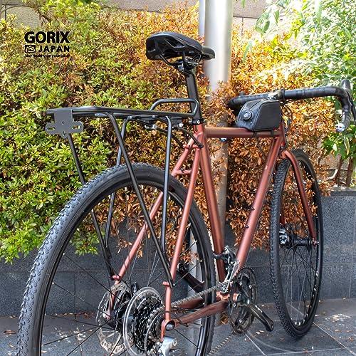 GORIXゴリックス リアキャリア 自転車 後付け 荷台キャリア リアラック 軽量 耐久性あり アルミ 自転車 クロスバイク グラベル MTB |  | 05