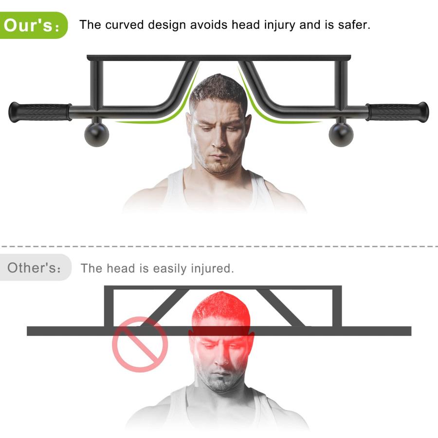 Kipika八角形プッシュアップバー、 ヘビーデューティ壁掛け型プル