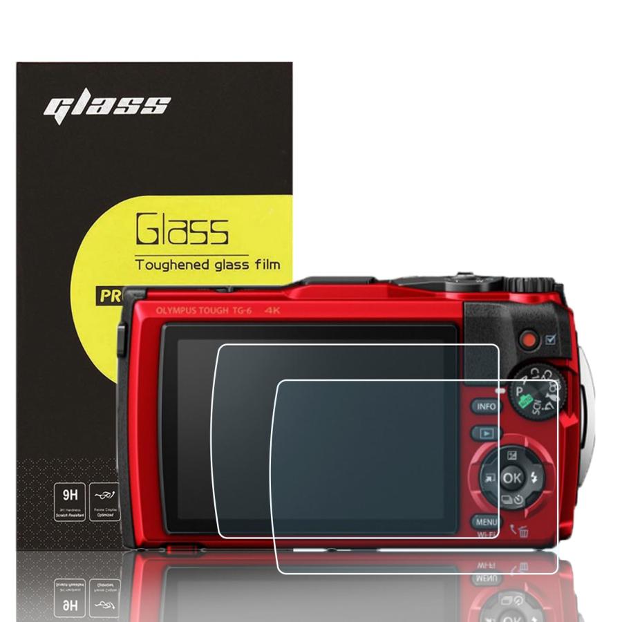 Olympus TG-7 TG6 TG5 TG4 専用2枚セット 超薄ガラス液晶保護フィルム