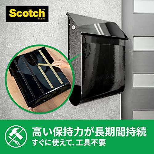 3M 両面テープ 強力 外壁面用 幅20mm 長さ4m スコッチ SKB-20R セミロング コンクリート ブロック べニア板 |  | 04