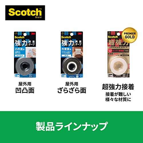 3M 両面テープ 強力 外壁面用 幅20mm 長さ4m スコッチ SKB-20R セミロング コンクリート ブロック べニア板 |  | 07