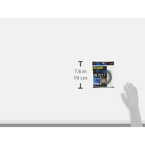 3M 両面テープ 強力 外壁面用 幅20mm 長さ4m スコッチ SKB-20R セミロング コンクリート ブロック べニア板 |  | 08