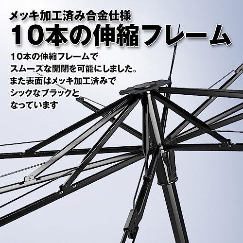 サンシェード 傘型 折りたたみ 日よけ UVカット 遮光 断熱 車用パラソル 劣化防止 10本骨 角度調整 車中泊 軽自動車 ミニバン K-SS |  | 05
