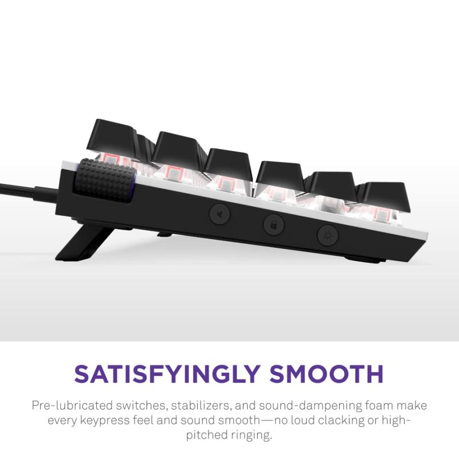 NZXT FUNCTION MINITKL USB ゲーミングキーボード ホワイト KB-175US-WR KB594 |  | 03