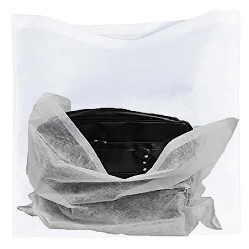 不織布 収納袋 10枚 靴バッグ 衣類カバー 保護袋 カバン保管袋 ホコリよけ キズ防止 小物入れ 旅行 出張 軽量 10枚組 ?34*39cm | 