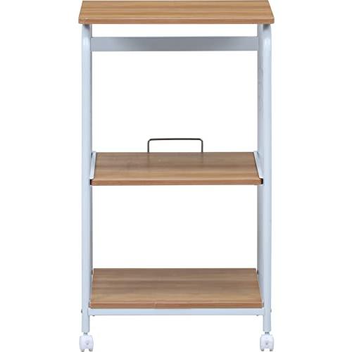 不二貿易 レンジ台 キッチンラック 幅51.5×41×高さ89.5cm