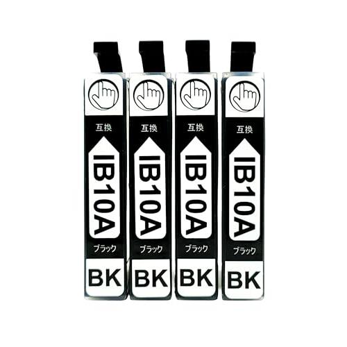 IB10KAブラック目印：カードケース4本セット EPSON用 エプソン 互換インク インクカートリッジ 対応機種：EW-M530F ICチップ | 