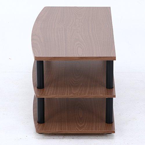 不二貿易 テレビ台 ローボード 32型 幅90×奥行40×高さ40.5cm ブラウン TVラック 工具不要 組立商品 97529 |  | 07