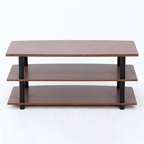 不二貿易 テレビ台 ローボード 32型 幅90×奥行40×高さ40.5cm ブラウン TVラック 工具不要 組立商品 97529 |  | 08