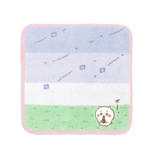 ちいかわChiikawa そよかぜ タオルハンカチ ピンク ちいかわ レース 無撚糸 41-1250080 約25×25cm | 