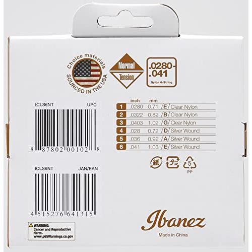 Ibanezアイバニーズ ガットギター用 ナイロン弦 ノーマルテンション ICLS6NT |  | 01