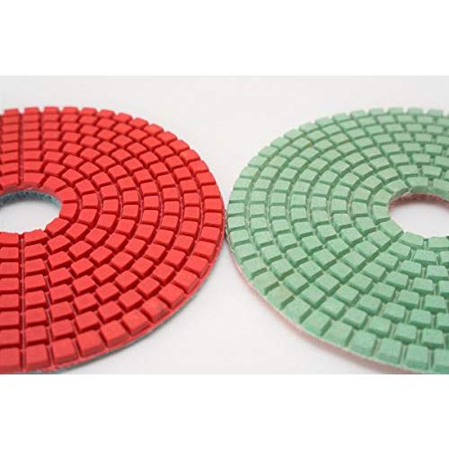 大理石用ダイヤモンド研磨パッド 125mm 8枚#100 #200 #400 #800 # 1500 # 3000 #6000 #10000 C |  | 03