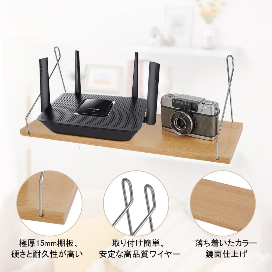 Youmechi インテリアコーディネーターが推薦 壁掛け棚 ウォールシェルフ 飾り棚 取付簡単 本棚 DIY シンプル インテリア ウォールラ |  | 01