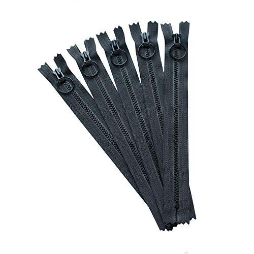 Y.K.K コンビファスナー30cm 同色5本セット 墨黒 3VSC30-807 | 