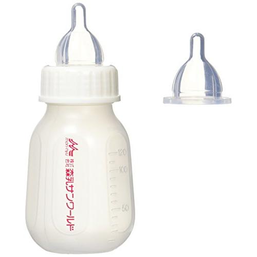 森乳サンワールド ワンラック 哺乳器 シリコンノーマル乳首 スペア付 120ml |  | 02