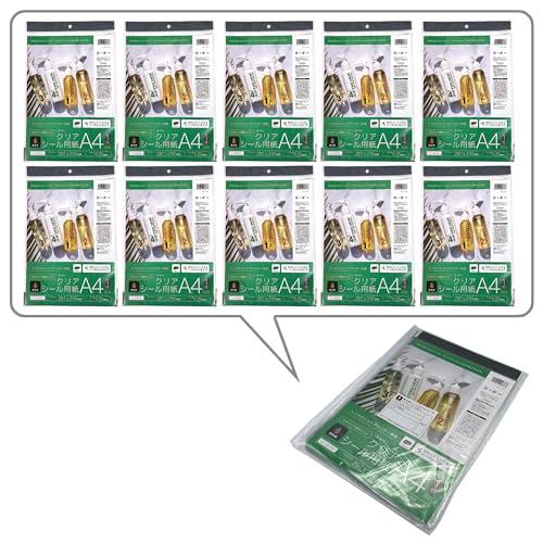 耐水性クリアラベルシール A4サイズ 10枚セット |  | 03