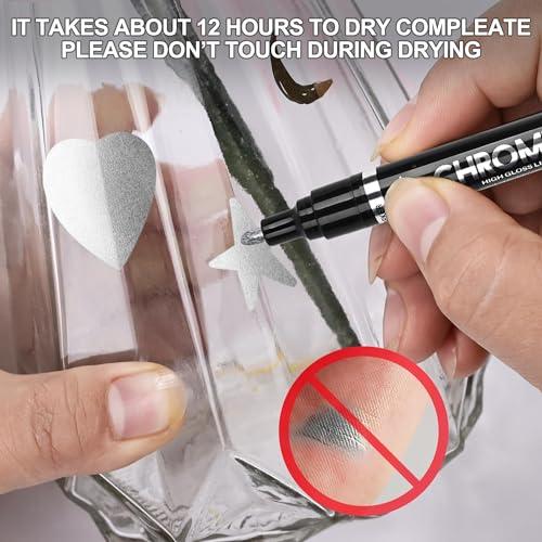 銀メッキ 補修ペン シルバー メッキ塗料 塗るだけでメッキ 3種類のペン先（1.0mm/3.0mm/0.7mm） 強い光沢感 メタリック 防水 |  | 04