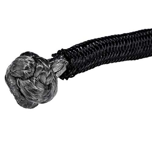 Ymiss ダイニーマ素材でグレー色のソフトシャックル、黒色カバー付き、オフロード車・ATV・UTV・ジープ車のキャプスタンに対応可能11mmx |  | 05