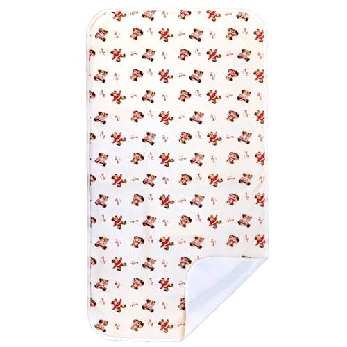 La Kissa おねしょシーツ 防水シーツ ベビー 70×120cm 選べるデザイン 四隅ゴム付き 綿100% 保育園 介護 生理 ペット 赤 | 