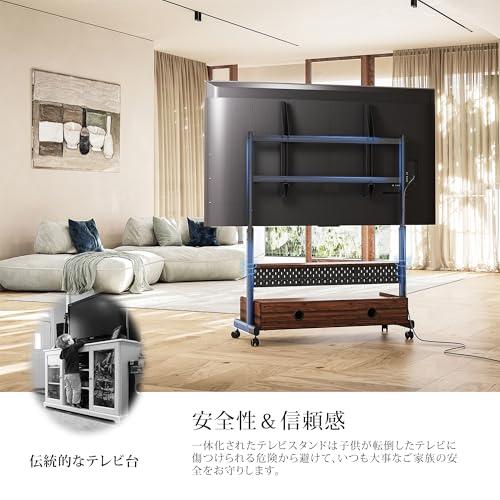 FITUEYES テレビスタンド Kシリーズ テレビ台 マウント付き 移動式 60〜100インチ 大型テレビに対応 耐荷重80kg 有孔ボード付 |  | 05
