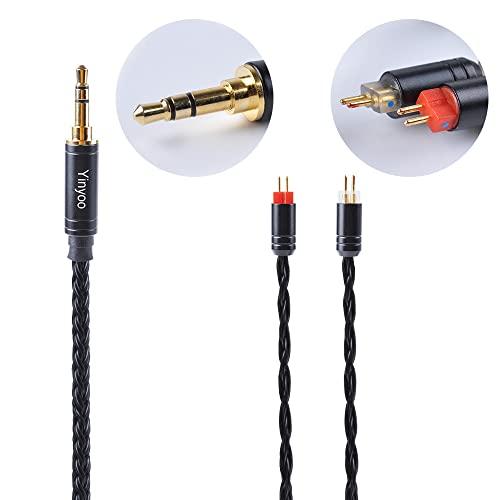 Yinyoo イヤフォン ケーブル 0.78mm 2pin 3.5mm YYX4778 高純度 銀メッキ 16芯 イヤホン リケーブル 音質改善 |  | 02