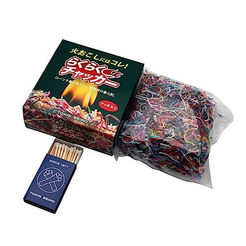 東海製蝋 着火剤 らくらくチャッカー 約50g 163-53 |  | 01