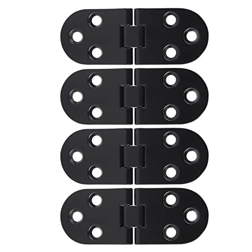 Yosoo 4個入り ヒンジ 家具ヒンジ テーブルヒンジ 折りたたみヒンジ 蝶番 窓 ドア 固定金具 亜鉛合金 耐摩耗性 | 