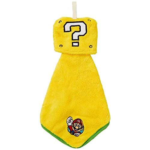 丸眞 吊り下げタオル マイクロ素材 任天堂 マリオ うきうきブロック ハテナブロック 入園入学グッズ 入園入学準備 保育園 幼稚園 小学校 男の | 