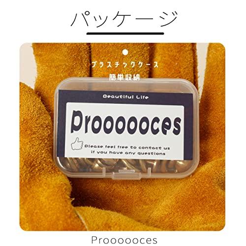 リベット スタッド ジョイント金具 真鍮 6個入り ネジ入り 回転式 止め金具 バッグ ハンドル ドロップハンドル 財布 レザークラフト 材料 |  | 03