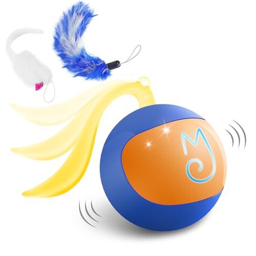 ミギポーズ（Migipaws） 猫 おもちゃ 自動 ねこのおもちゃ しっぽ付き 電動 人気 一人遊び ネコ 遊び道具 猫のおもちゃ 室内用 猫運 | 