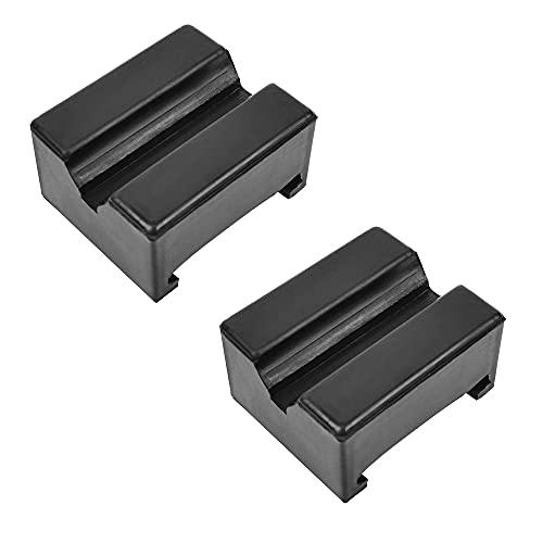 ジャッキスタンド用パッド 方形 ゴム超高耐久耐久性向上 ラバーパット 汎用 特殊繊維入り ジャッキゴムパット 2個入り | 