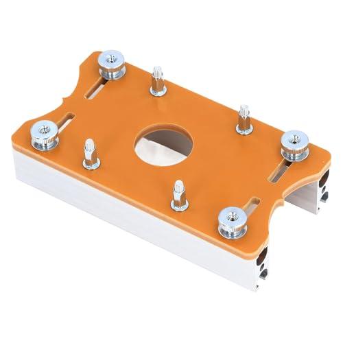 ウッドトリマールーターベース 木材トリマーツールスロットブラケット ルーターテーブルインサートプレート 目に見えないファスナー スロッティング | 