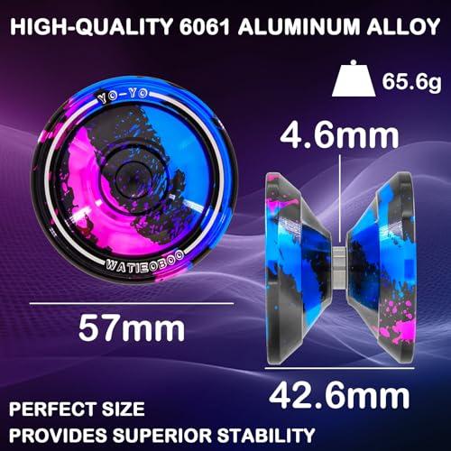 Watieoboo Yoyo 専門 メタルヨーヨー プロ、子供初心者向け反応型