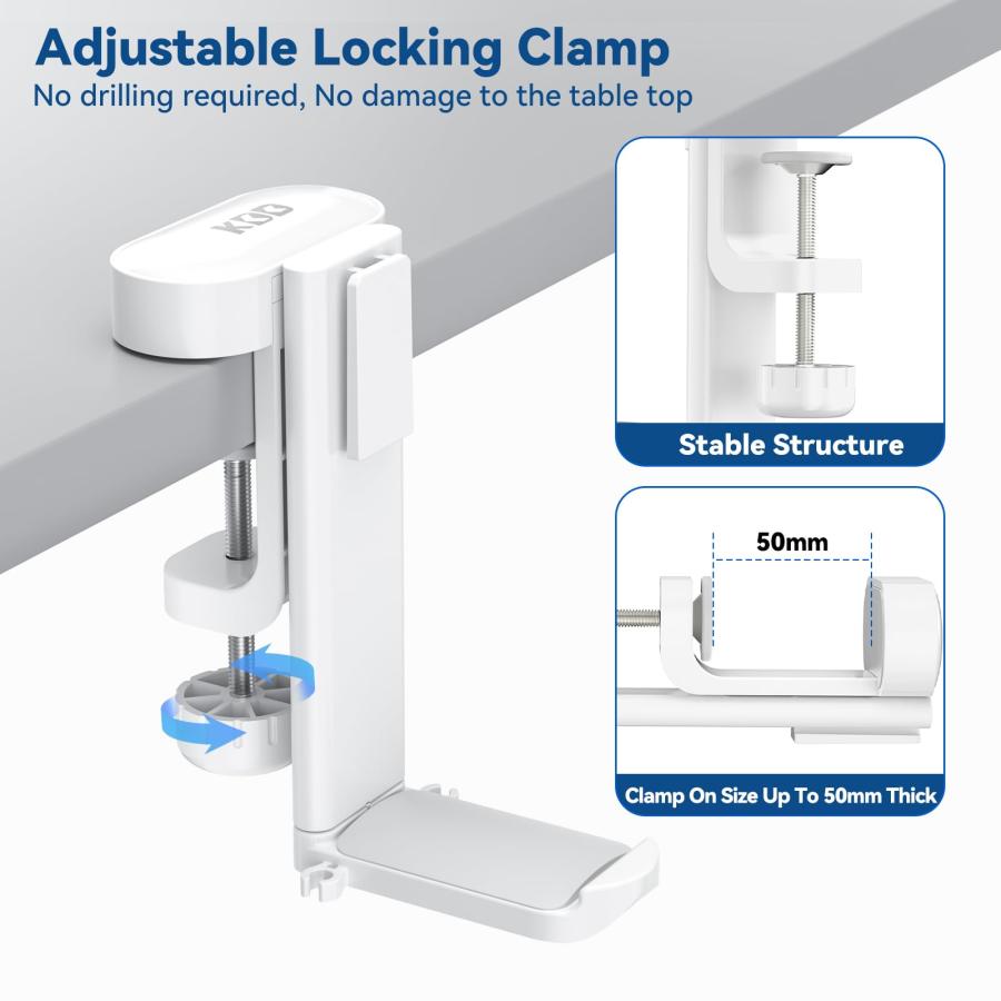 KDD 5 in 1デスクオーガナイザー?回転式ヘッドホンスタンド?取り外し可能なコントローラーホルダー?ペン立てとカップホルダー付き?卓上収納 |  | 07