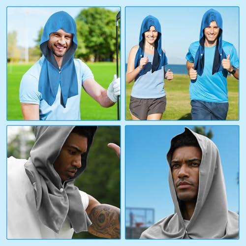 Liroyal 冷感タオル 冷却タオル 2枚セット 冷感バンダナ クールタオル 快適な涼しさ 速乾タオル 軽量 吸汗 冷感持続 UVカット 熱中 |  | 01