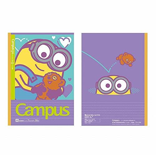 ショウワノート ミニオンズ キャンパスノート ドット入り罫線 A罫 5冊パック 414520001 |  | 02