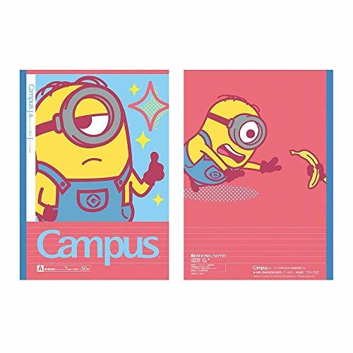 ショウワノート ミニオンズ キャンパスノート ドット入り罫線 A罫 5冊パック 414520001 |  | 04