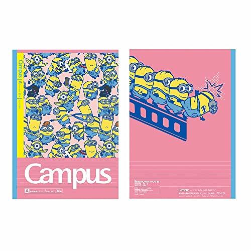 ショウワノート ミニオンズ キャンパスノート ドット入り罫線 A罫 5冊パック 414520001 |  | 06