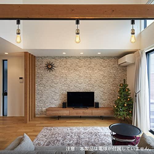 LVWIT ダクトレール スポットライト E26口金 電球なし ソケット ライティングレール 天井照明 角度調節可能 3個セット |  | 02