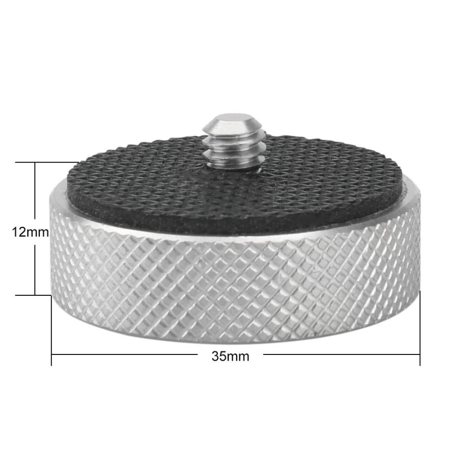 NICEYRIG カメラマイク変換ネジ 1/4-3/8 1/4オスから3/8メスへ変換 耐久性 銅ニッケルメッキ製 変換スクリュー カメラマウン |  | 02