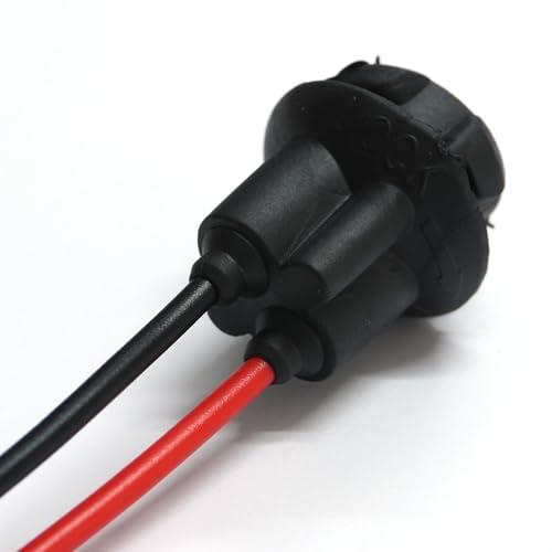 Kaito Denshi海渡電子 T10 ソケット 2端子 ウェッジ 防水 ライト ランプ バルブ LED 汎用 補修 増設 加工 ブラック ゴ |  | 02