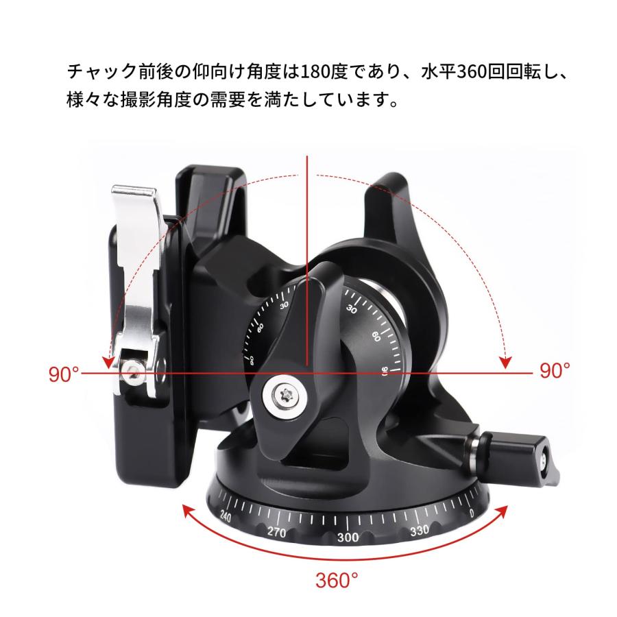 SWFOTO DT-03 2WAY雲台 一脚 2ウェイ雲台 アルカスイスプレート付属