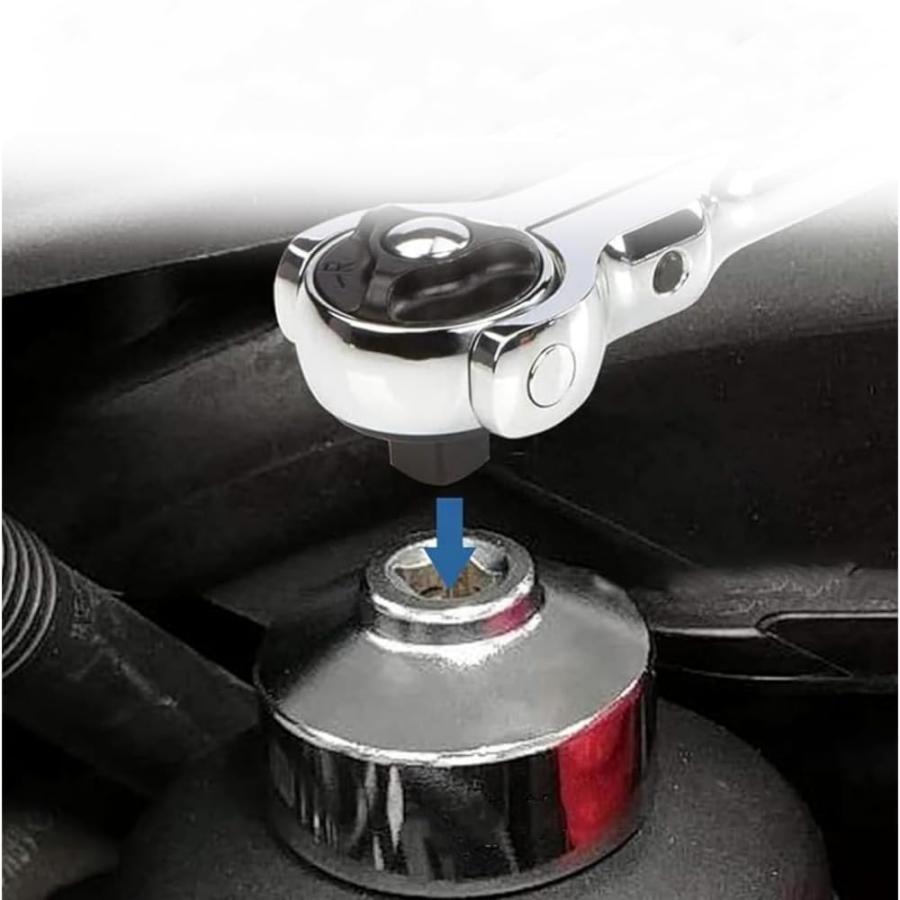 カップ型オイルフィルターレンチ 内径65mm ミニ オイル フィルター レンチ キャップ取り外しツール 交換用カー アクセサリー |  | 05