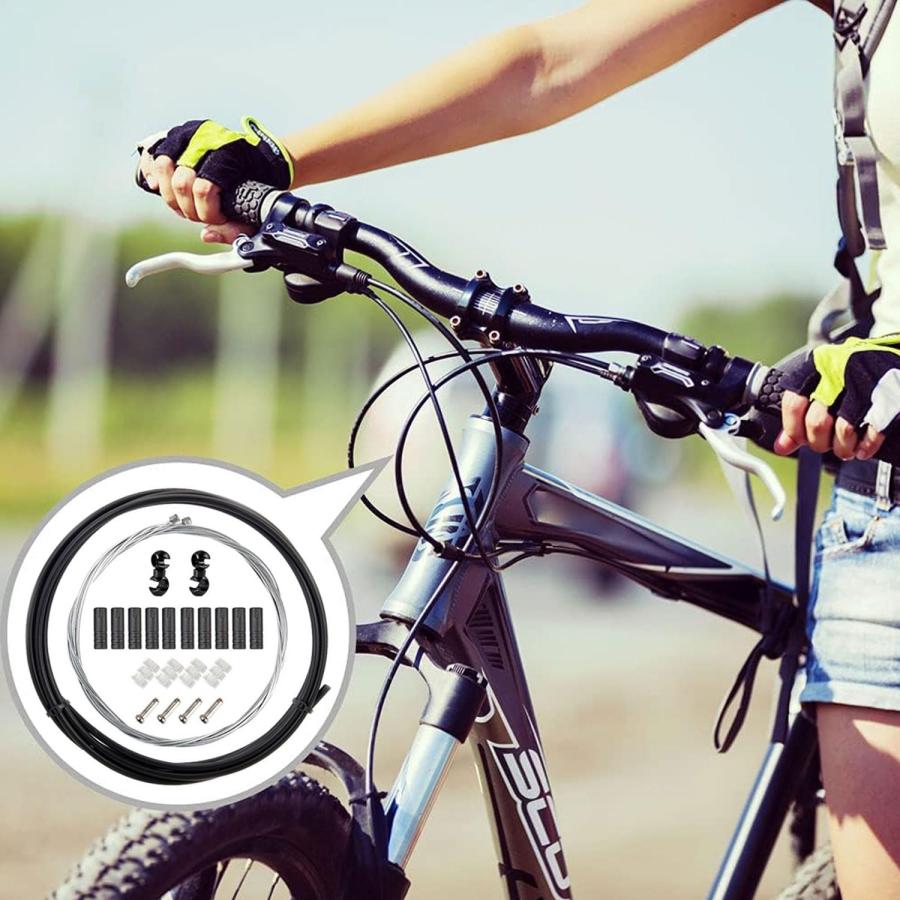 シフトワイヤー シフトアウターケーブル 自転車パーツ シフトケーブル 自転車 シフトケーブル 自転車交換部品 多機能 耐久性 マウンテンバイク |  | 06