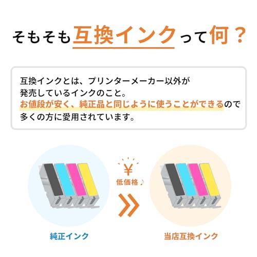 インクのチップス エプソンepson用 KAMカメ互換 ブラック×4本 増量版 互換インクカートリッジ 対応機種:EP-882AW EP-883 |  | 05