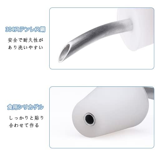 LIKENNY ケトル用 注ぎ口 延長注ぎ口 アウトドアケトル スキッター ポット 器具 キャンプ ケトル 洗浄ブラシ付き ノズル コーヒー 部 |  | 02