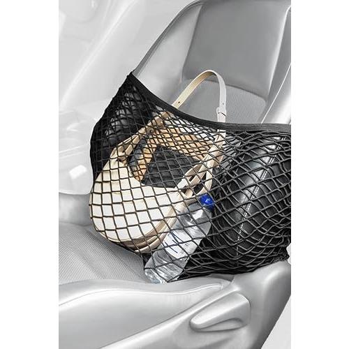 EzoR Sekinet 車内用 荷物 固定 収納 ネット バッグ 車用 助手席 荷物置き 収納ボックス シートバックポケット 後部座席 助手席 | 