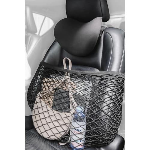 EzoR Sekinet 車内用 荷物 固定 収納 ネット バッグ 車用 助手席 荷物置き 収納ボックス シートバックポケット 後部座席 助手席 |  | 06